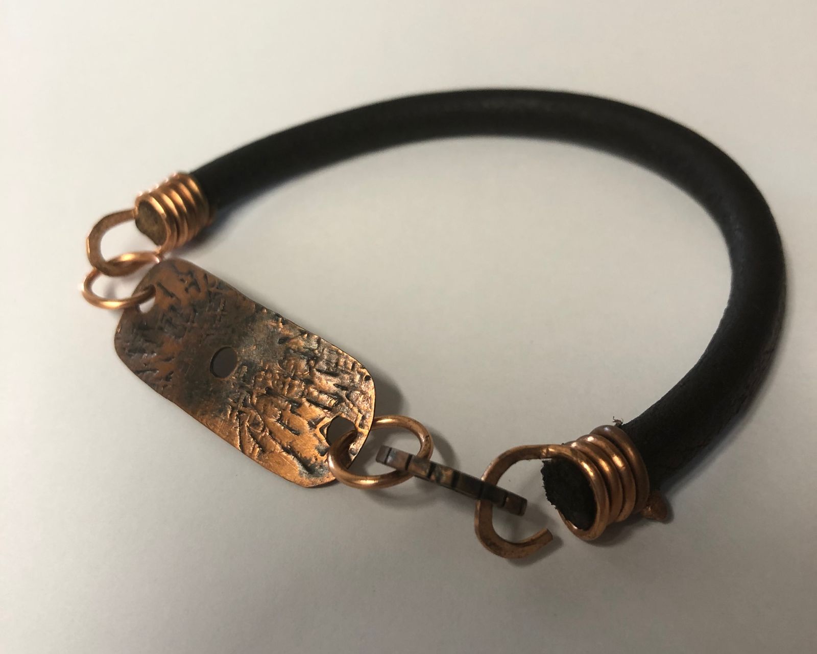 Holiday Art Experience: Create a Copper and Leather Bracelet
